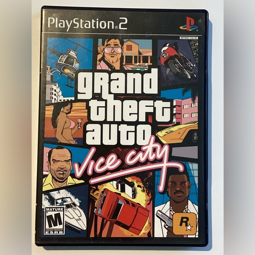 PlayStation 2 Video Game Grand Theft Auto Vice City